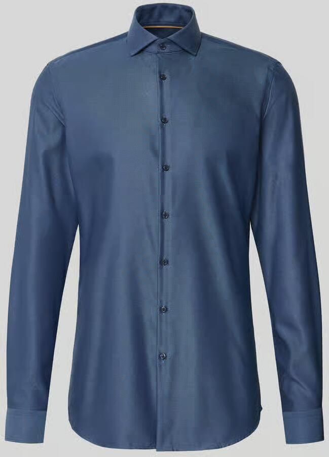 Jake*s Slim fit zakelijk overhemd van premium kwaliteit met extra lange mouwen - Foto 2