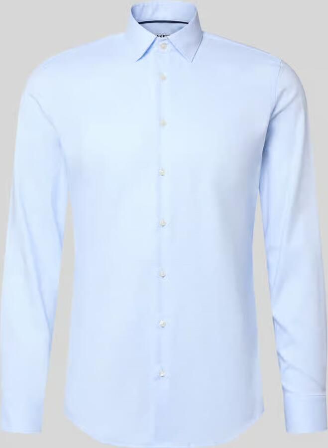 Jake*s Slim fit zakelijk overhemd van puur katoen