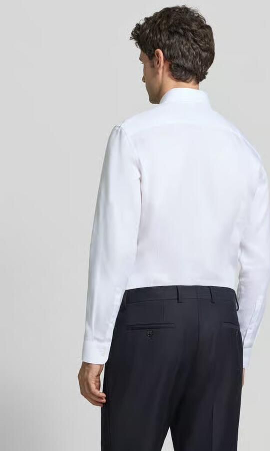 Jake*s Slim fit zakelijk overhemd van puur katoen - Foto 3