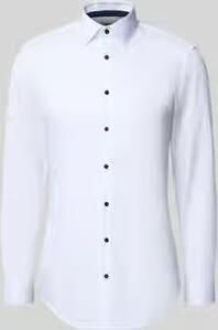 Jake*s Super slim fit zakelijk overhemd met knoopsluiting