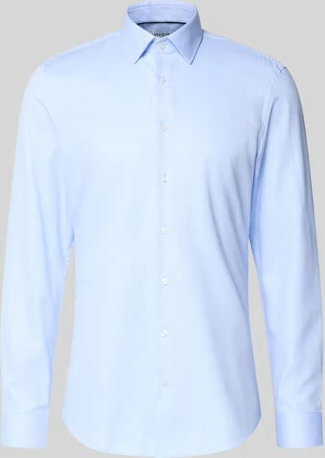 Jake*s Super slim fit zakelijk hemd met kentkraag - Foto 2
