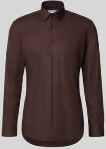 Jake*s Super slim fit zakelijk hemd met kentkraag