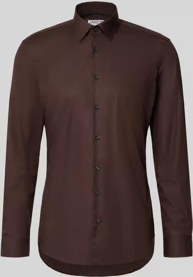 Jake*s Super slim fit zakelijk hemd met kentkraag - Foto 2