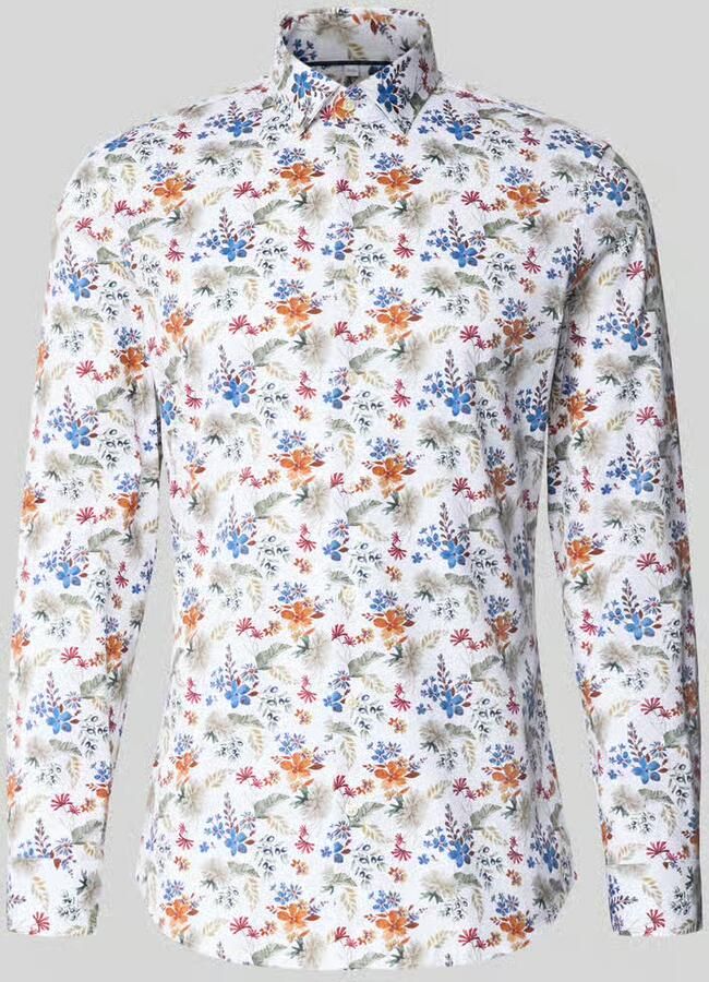 Jake*s Super slim fit zakelijk hemd met kentkraag - Foto 2