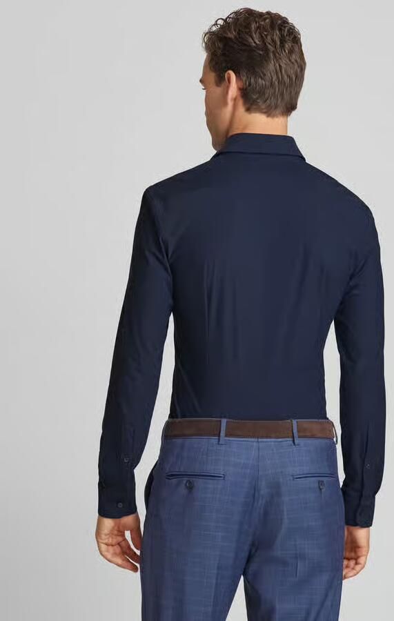 Jake*s Super slim fit zakelijk overhemd met kentkraag