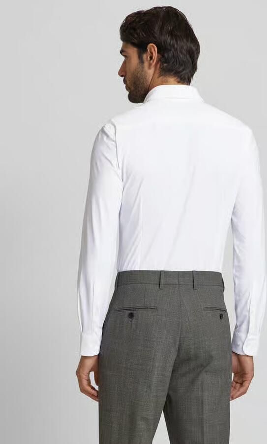 Jake*s Super slim fit zakelijk overhemd met knoopsluiting - Foto 3