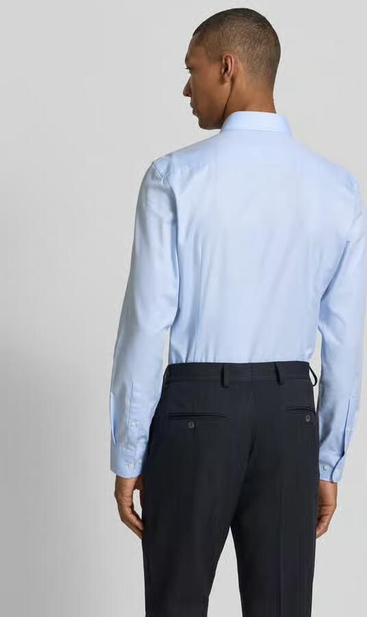 Jake*s Super slim fit zakelijk hemd met kentkraag - Foto 2