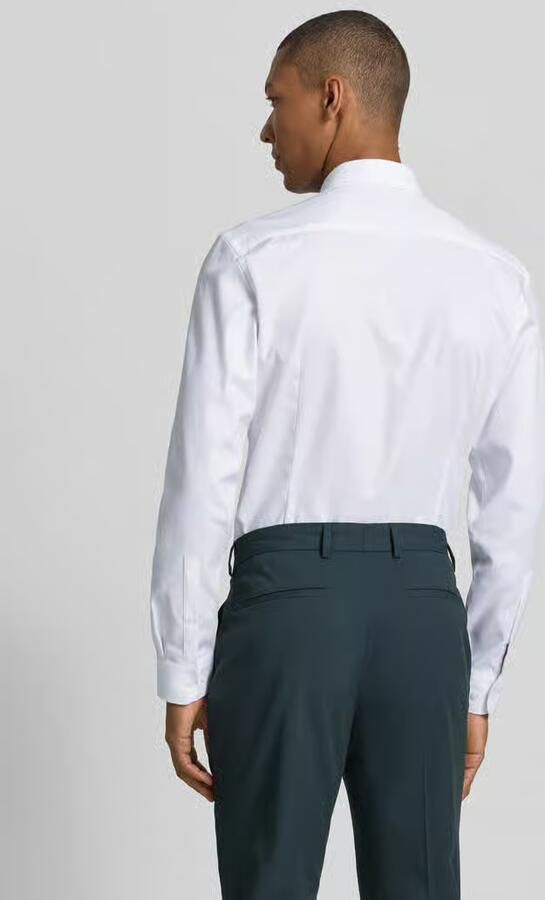 Jake*s Super slim fit zakelijk hemd met kentkraag - Foto 2