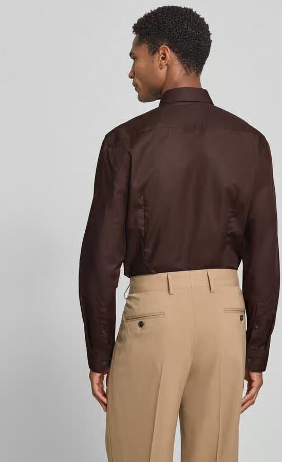 Jake*s Super slim fit zakelijk hemd met kentkraag - Foto 3