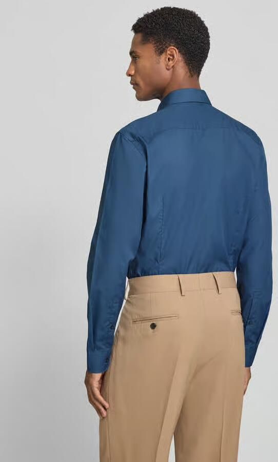 Jake*s Super slim fit zakelijk hemd met kentkraag