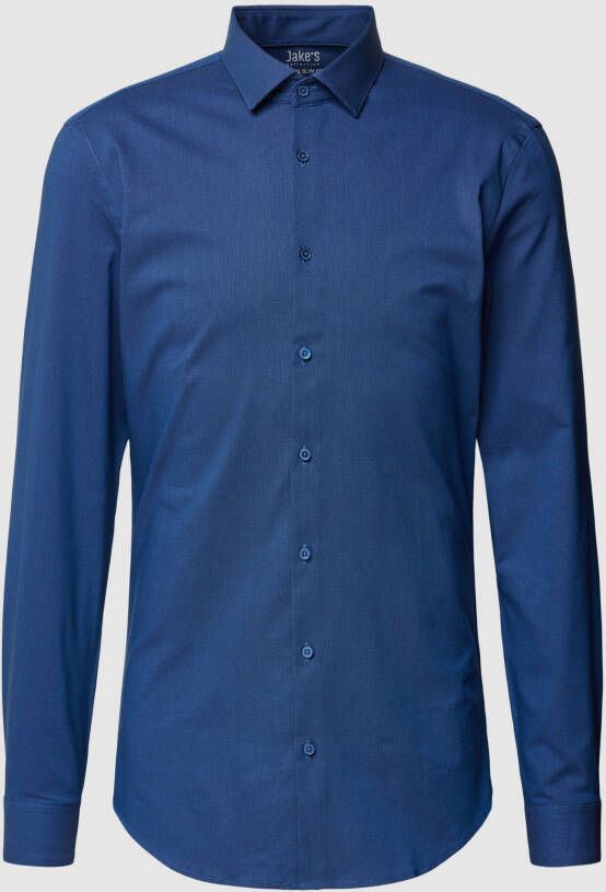 Jake*s Super slim fit zakelijk overhemd met kentkraag