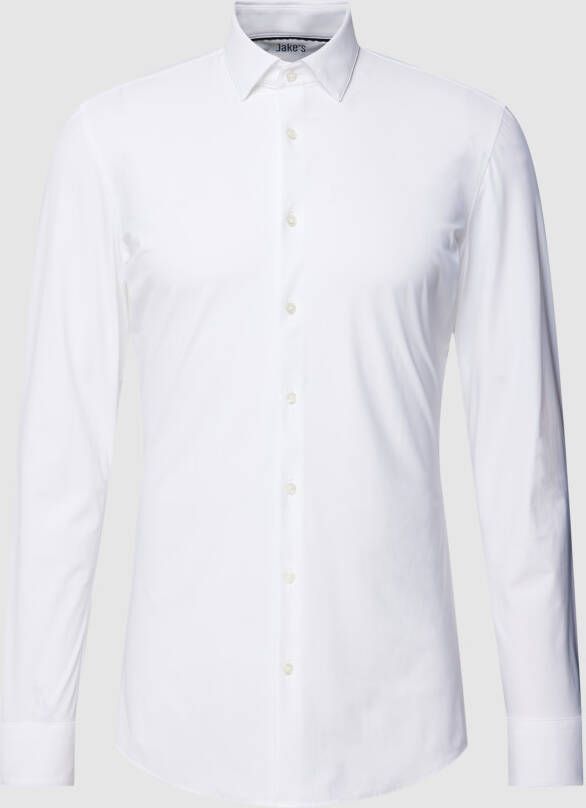 Jake*s Super slim fit zakelijk overhemd met kentkraag