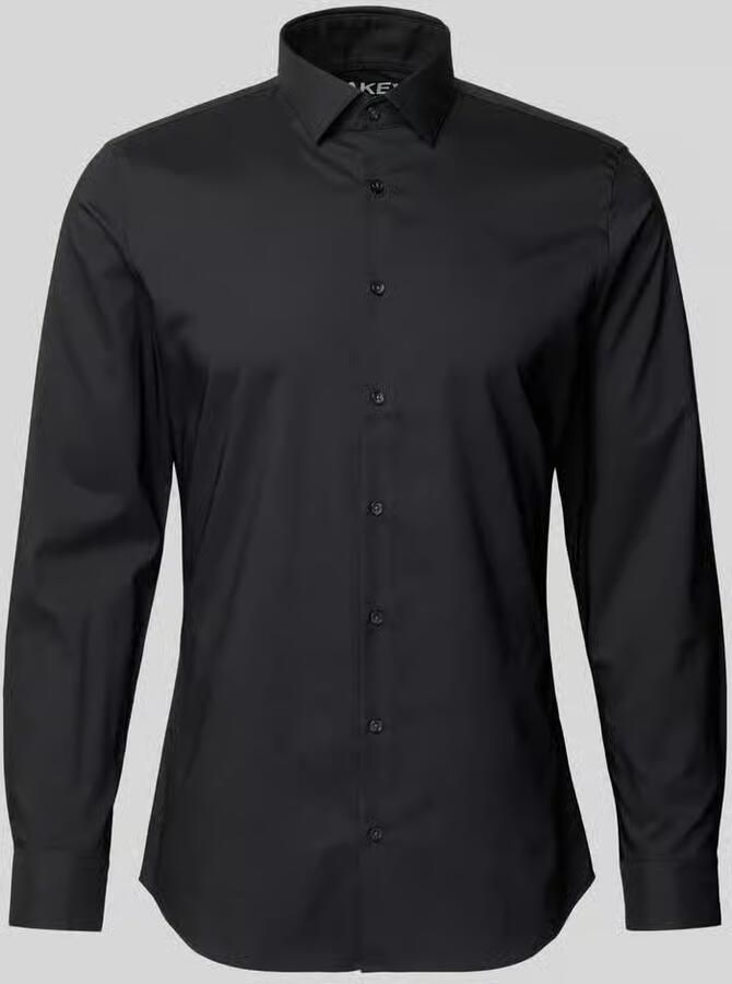 Jake*s Super slim fit zakelijk overhemd met kentkraag