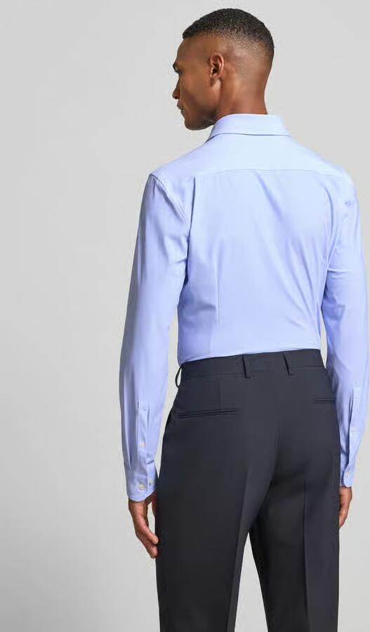 Jake*s Super slim fit zakelijk overhemd met kentkraag