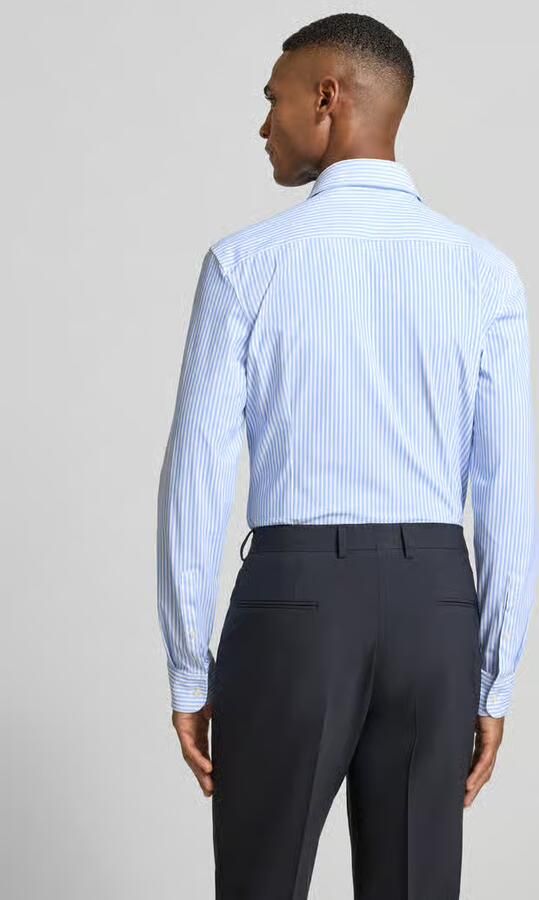 Jake*s Super slim fit zakelijk overhemd met kentkraag