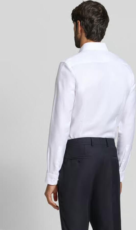 Jake*s Super slim fit zakelijk overhemd met kentkraag