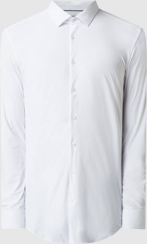 Jake*s Super slim fit zakelijk overhemd met kentkraag