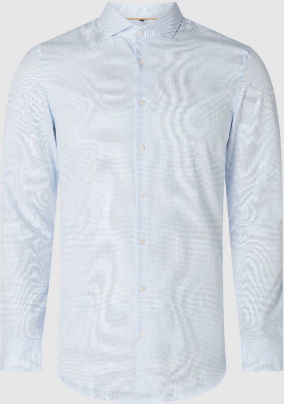 Jake*s Super slim fit zakelijk overhemd van katoen