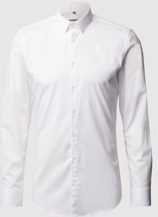 Jake*s Super slim fit zakelijk overhemd van popeline