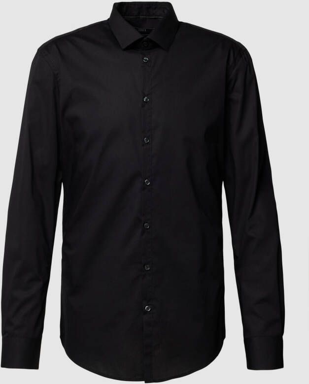 JAKE*S SUPER SLIM Super slim fit zakelijk overhemd van popeline
