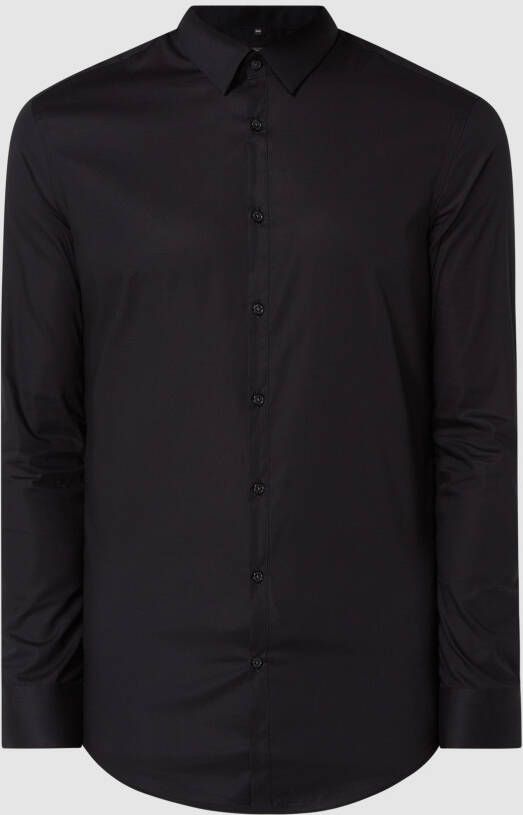 Jake*s Super slim fit zakelijk overhemd van popeline
