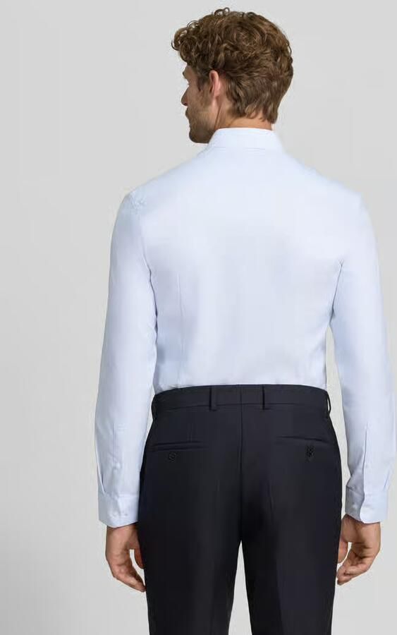 Jake*s Super slim fit zakelijk overhemd van puur katoen - Foto 2