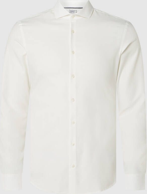 Jake*s Super slim fit zakelijk overhemd met kentkraag
