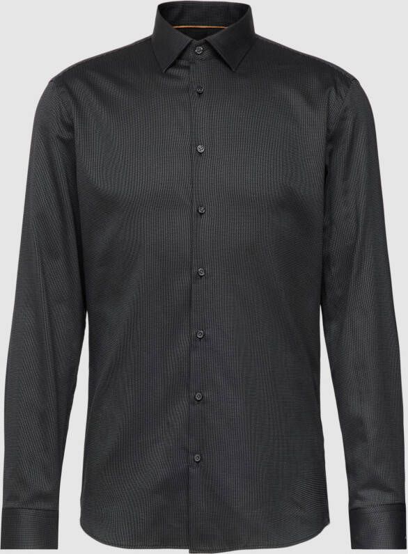 Jake*s Slim fit zakelijk overhemd van premium kwaliteit