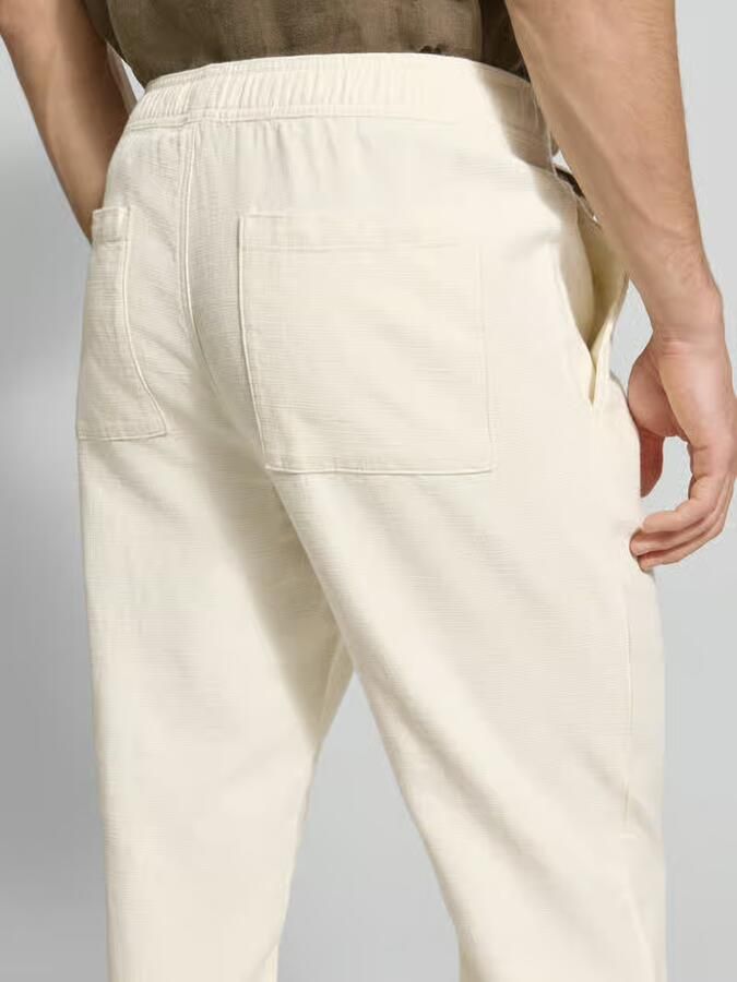 Jake*s Studio Men Broek met elastische band en tunnelkoord