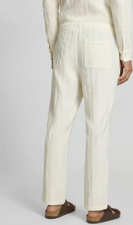 Jake*s Studio Men Broek met structuurpatroon en elastische band - Foto 3
