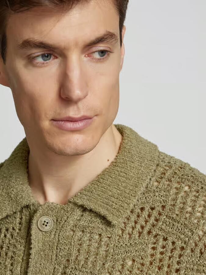 JAKE*S STUDIO MEN Cardigan met structuurmotief
