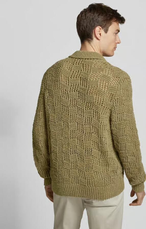 JAKE*S STUDIO MEN Cardigan met structuurmotief - Foto 3