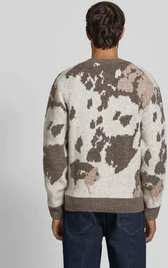 Jake*s Studio Men Cardigan met V-hals en knoopsluiting