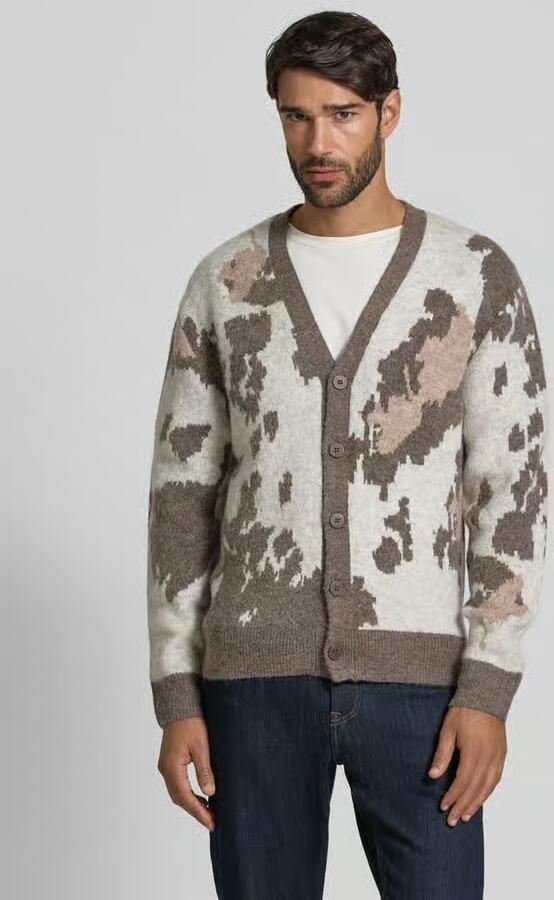 JAKE*S STUDIO MEN Cardigan met V-hals en knoopsluiting - Foto 2