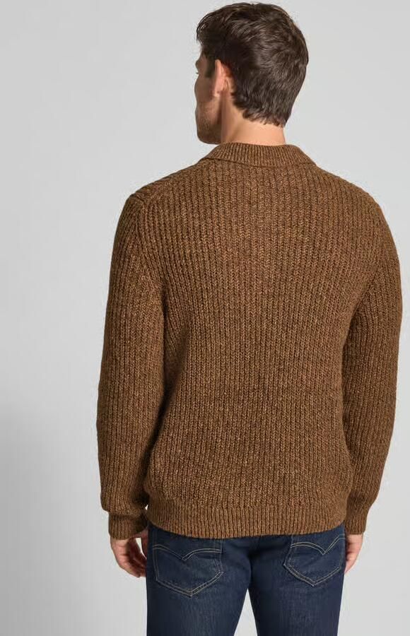 Jake*s Studio Men Gebreide pullover met kentkraag
