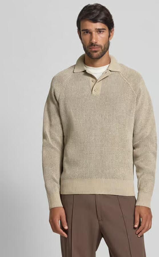 JAKE*S STUDIO MEN Gebreide pullover met polokraag - Foto 2