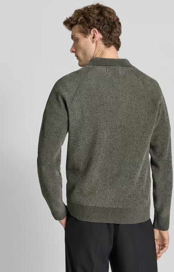 Jake*s Studio Men Gebreide pullover met polokraag