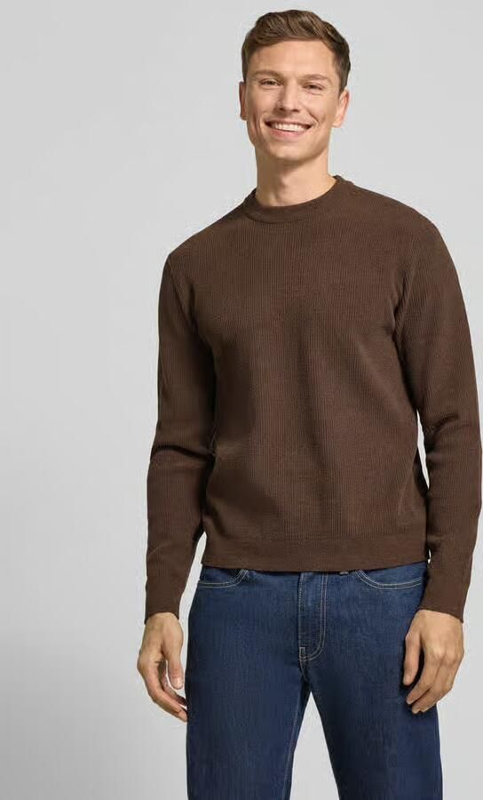 Jake*s Studio Men Gebreide pullover met ribboorden - Foto 2