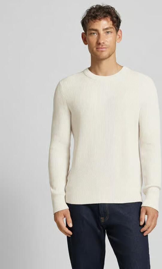 Jake*s Studio Men Gebreide pullover met ronde hals - Foto 2