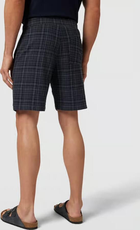 JAKE*S STUDIO MEN Korte broek met ruitmotief