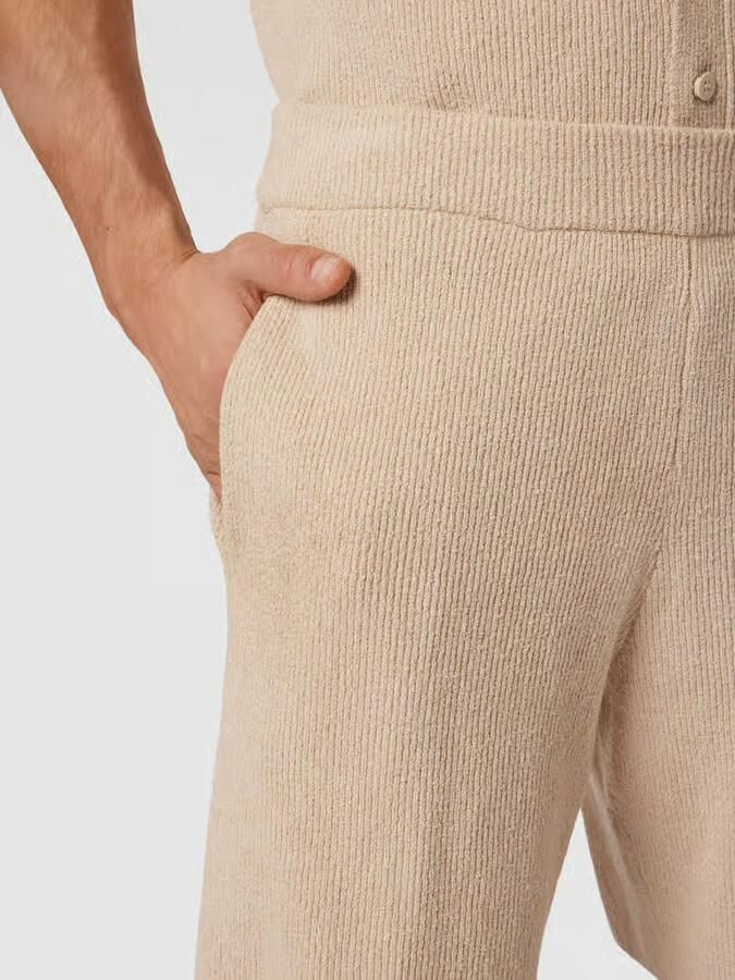 JAKE*S STUDIO MEN Korte regular fit broek met achterzak