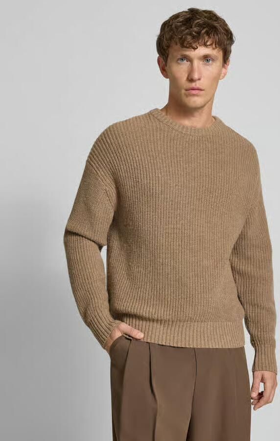 Jake*s Studio Men Loose fit gebreide pullover met wol - Foto 2