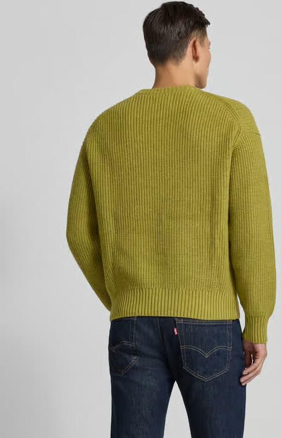 Jake*s Studio Men Loose fit gebreide pullover met wol
