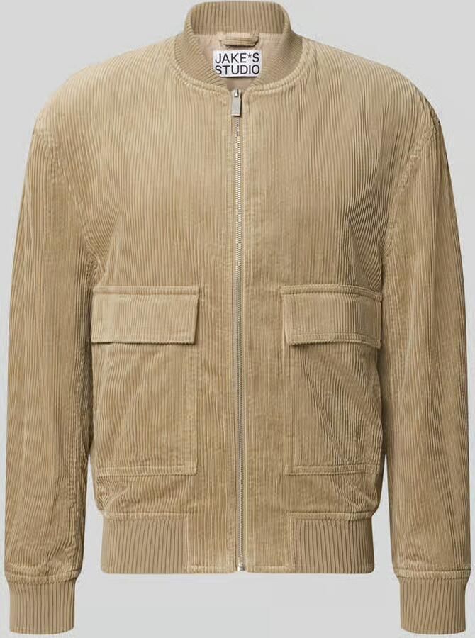Jake*s Studio Men Regular fit blouson van puur katoen model 'MADS'