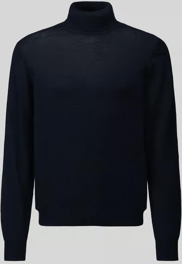 Jake*s Studio Men Regular fit coltrui van zuivere wol
