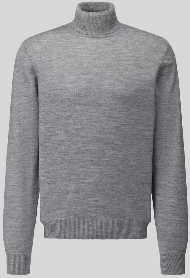 Jake*s Studio Men Regular fit coltrui van zuivere wol