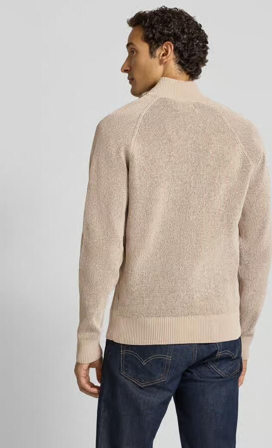 Jake*s Studio Men Regular fit gebreid jack met opstaande kraag - Foto 2