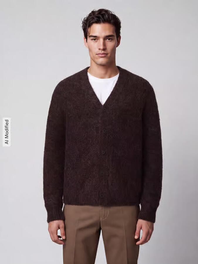 Jake*s Studio Men Regular fit gebreid jack van wolmix - Foto 3