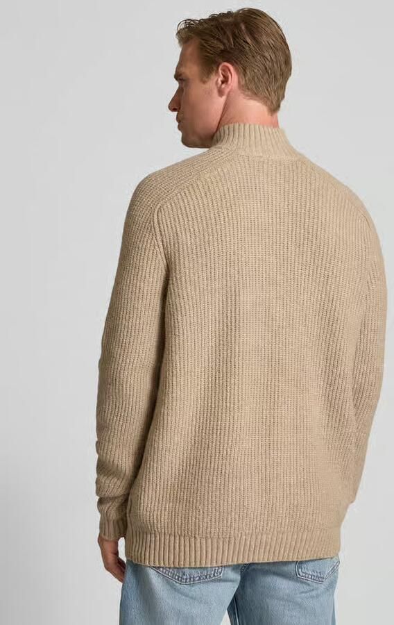 Jake*s Studio Men Regular fit gebreide pullover met wol
