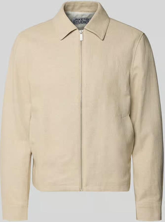 Jake*s Studio Men Regular fit jack met viscose - Foto 3